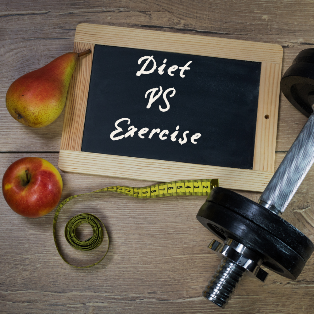 Calorie deficit: Diet vs Exercise