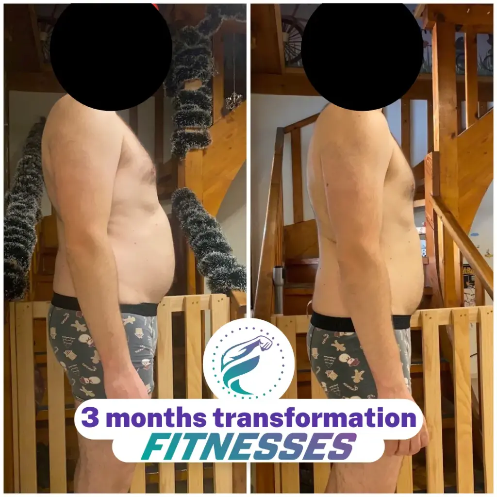 Man lost 10kg body fat